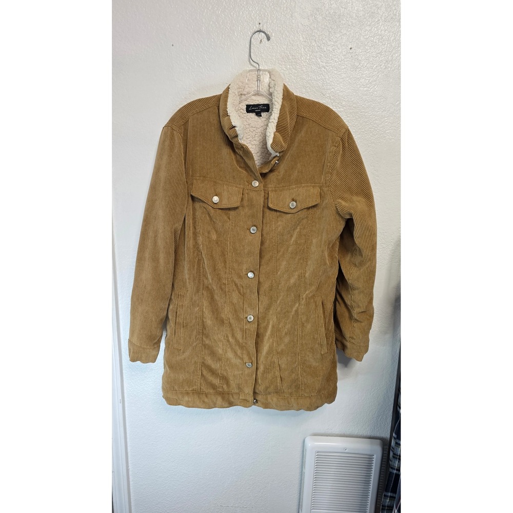 Love Tree Corduroy Jacket Womens Size Medium Tan Excellent